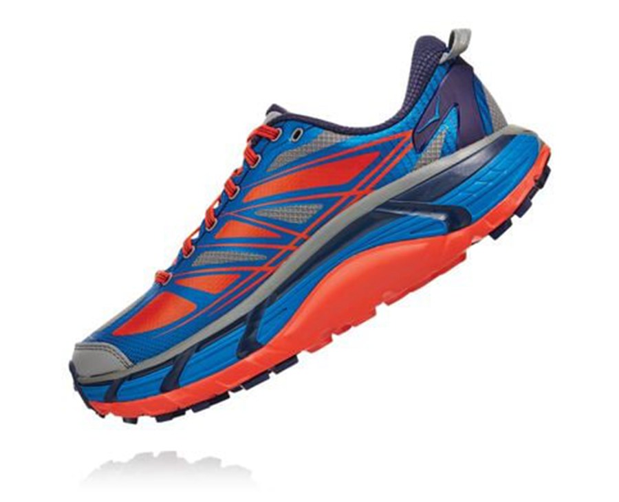 Hoka One One トレイルシューズ メンズ 青 - Mafate Speed 2 - EJ1250834